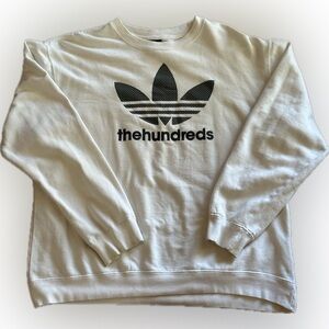adidas White Crewneck Sweater men’s XL
